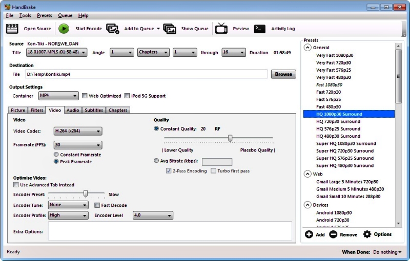 download aplikasi convert video HandBrake