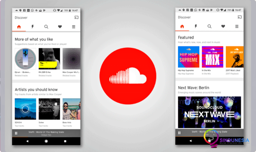 download aplikasi musik android SoundCloud