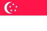 bendera singapura