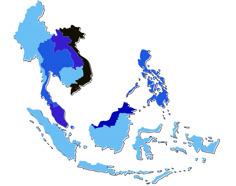 Daftar Peta Asean dan Anggota Negara ASEAN "LENGKAP" - Sindunesia