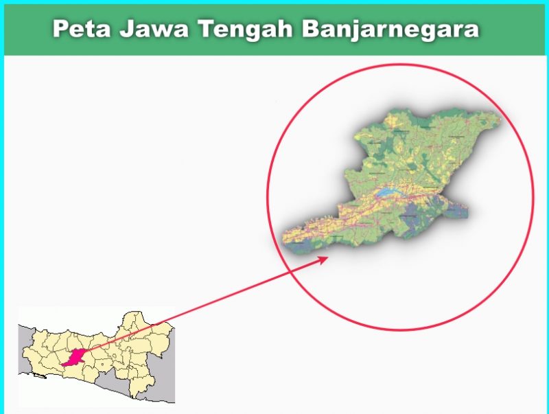 Peta Jawa Tengah Banjarnegara
