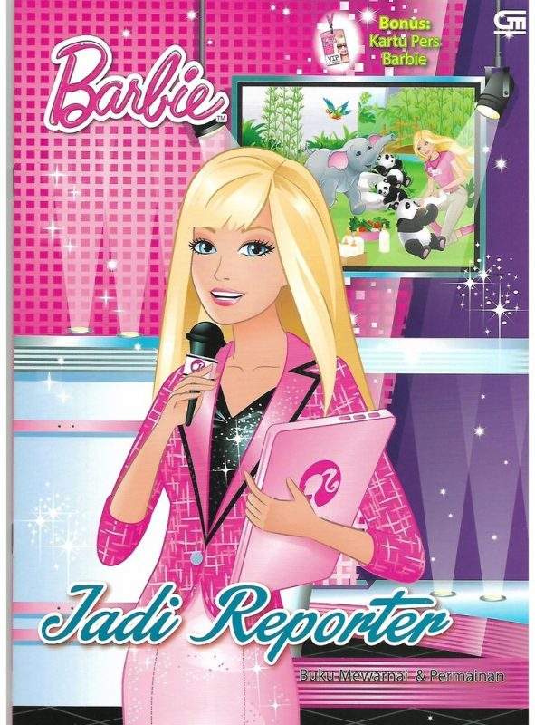 Cover Buku Mewarnai Gambar Barbie