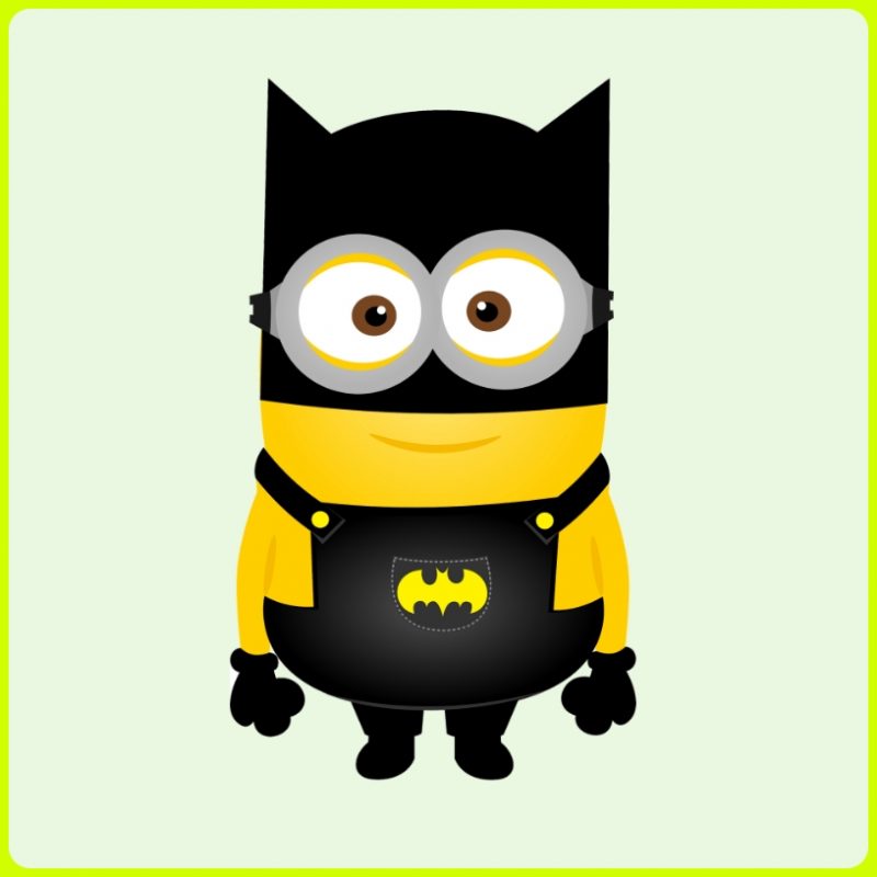 gambar kartun minion custom batman