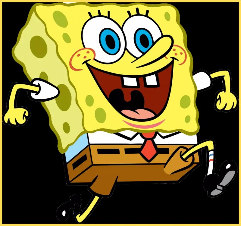 gambar kartun spongebob lucu