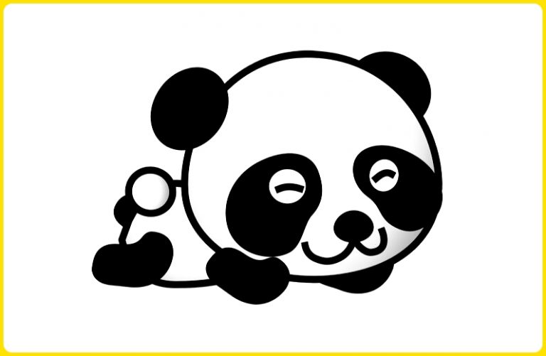 +101 Gambar Sketsa Panda Lucu Paling Mudah Digambar - Sindunesia