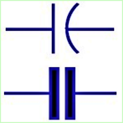 Simbol Listrik Kapasitor Tidak Berpola