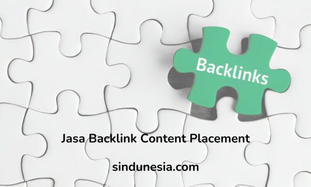 Apa Itu Jasa Backlink Content Placement Dan Gimana Cara Memanfaatkannya Untuk Kebutuhan SEO
