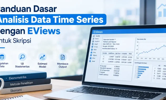 Panduan Dasar Analisis Data Time Series dengan EViews untuk Skripsi