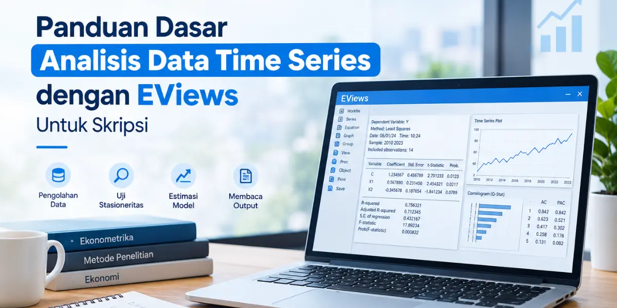 Panduan Dasar Analisis Data Time Series dengan EViews untuk Skripsi